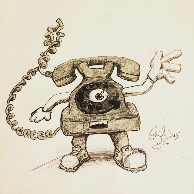Telephone illustration